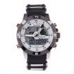 BESNEW BN-0797 Men's Analog Digital Electronic Quartz Wrist Watch - Silver + Black