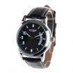 New Brand EYKI W8408G Watch Leather Stainless Steel Casual Wristwatch Calendar Quartz Watch