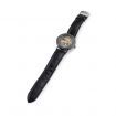 Leather Band Self-Winding Mechanical Wrist Watch