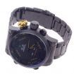 WEIDE WH-2039 Men's Quartz & LED Electronics Dual Time Display Wrist Watch Black