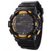 BESTDON BD5517G Men's Fashionable Waterproof Electronic Wrist Watch with LED ?C Black + Yellow