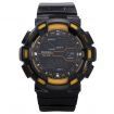 BESTDON BD5517G Men's Fashionable Waterproof Electronic Wrist Watch with LED ?C Black + Yellow