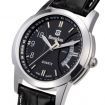 BESTDON BD98108G Men's Fashionable Waterproof Quartz Wrist Watch ?C Black + Silver