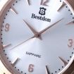 BESTDON BD98107G Men's Fashionable Waterproof Quartz Wrist Watch ?C Gold + Brown