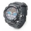 Diving Sports Wrist Watch w/ EL Backlit / Calendar / Stopwatch / Alarm Clock Black