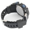 Sports Diving Dual Time Display Wrist Watch w/ Alarm Clock / Stopwatch - Black + Blue