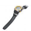 Sports Diving Dual Time Display Wrist Watch w/ Alarm Clock / Stopwatch - Black + Yellow