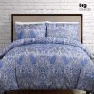 King Bed Kingston Blue Quilt Cover Set