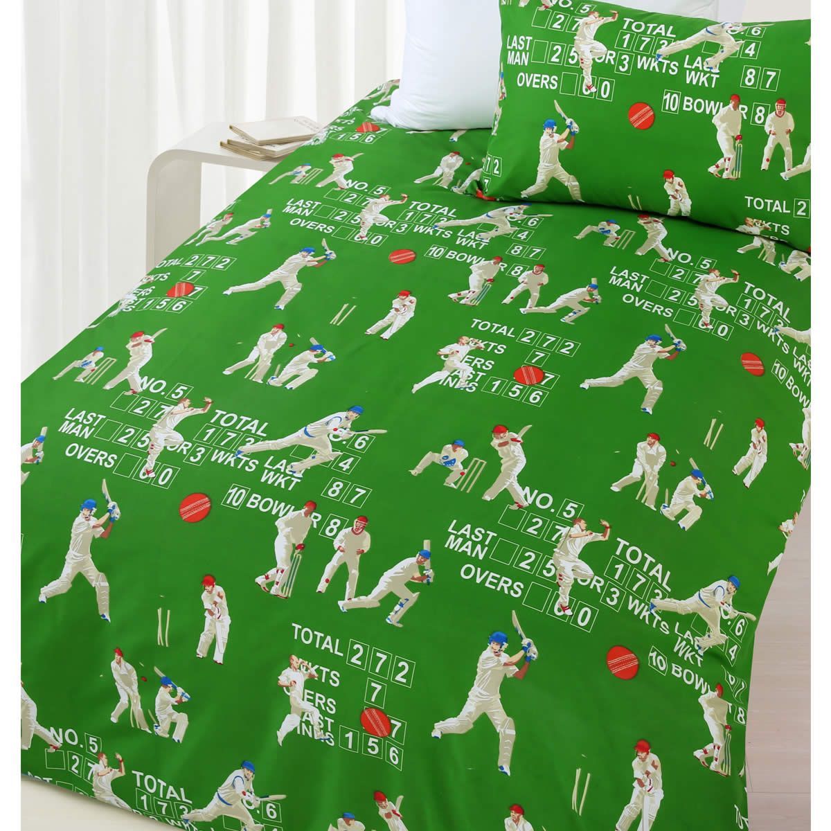 Double Bed Cricket Quilt Cover Set