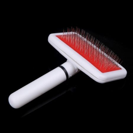 LUD Pet Dog Cat Shedding Grooming Hair Brush Metal Wire Comb Crystal Gilling Slicker