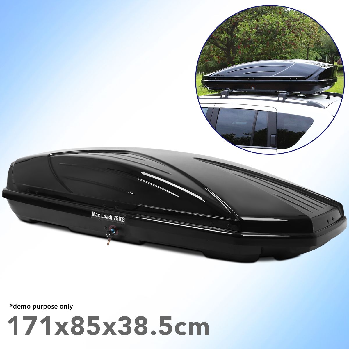 450L Car Roof Storage Pod