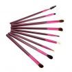 13pcs Professional Makeup Brush Set Cosmetic Brush Kit Makeup Tool with Cup Holder Case Purple