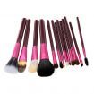 13pcs Professional Makeup Brush Set Cosmetic Brush Kit Makeup Tool with Cup Holder Case Purple