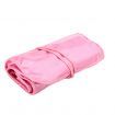 24pcs Professional Makeup Brush Set Cosmetic Brush Kit Makeup Tool with Roll up Leather Bag Pink