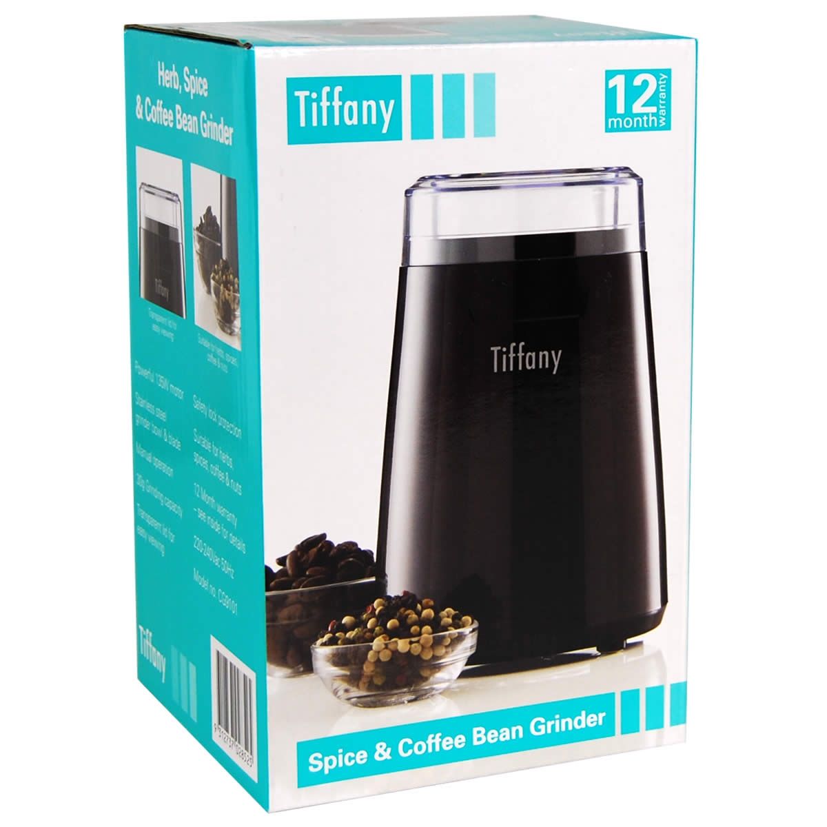 Tiffany Electric Herb, Spice & Coffee Bean Grinder Crazy Sales