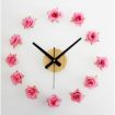 New DIY Wall Clock 12 Flowers Rose