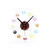 New DIY Wall Clock Table Tennis Brown