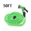 LUD 50FT Ultralight Flexible 3X Expandable Garden Magic Water Hose Pipe Green