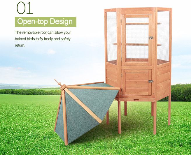 Photo inspiration: Gallery Detail: Large Weather Proof Wooden Bird Cage