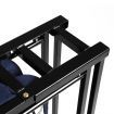 Folding Bed with Mattress and Adjustable Headrest