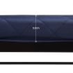Folding Bed with Mattress and Adjustable Headrest