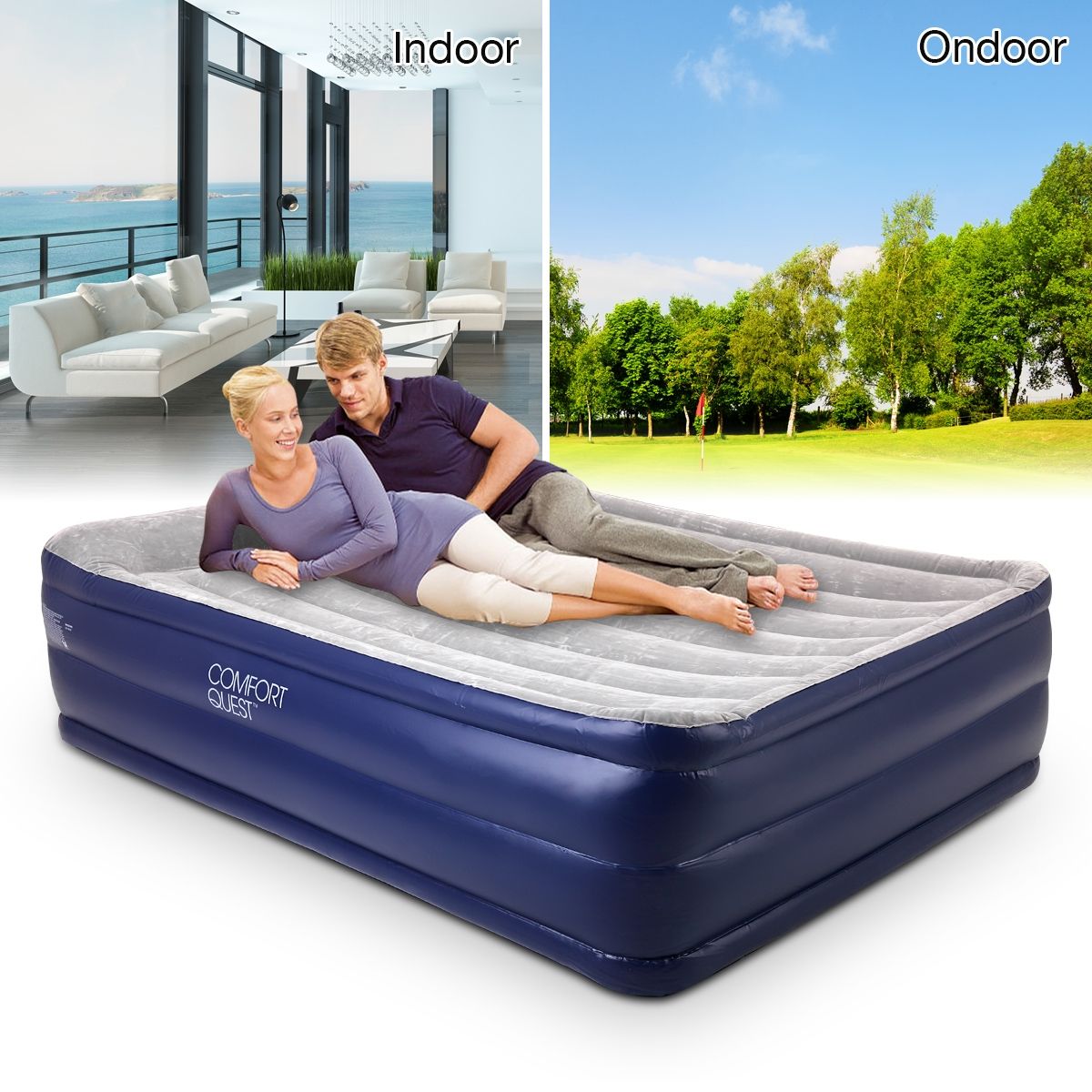 Bestway Inflatable Mattress with Electric Air PumpQueen Crazy Sales