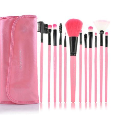 Make Up for You 12-in-1 Cosmetic Brushes Set - Pink