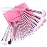 22pcs Professional Soft Cosmetic Makeup Brush Set + Pouch Bag Case