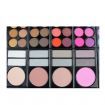 Professional 78 Color Cosmetics Eye Shadow Lip Gloss Blush Foundation Makeup Palette with Mirror Foam Tip Applicator P78-02