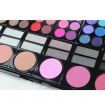 Professional 78 Color Cosmetics Eye Shadow Lip Gloss Blush Foundation Makeup Palette with Mirror Foam Tip Applicator P78-02