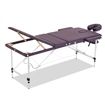 Genki Adjustable Foldable Massage Table with Carry Case-Violet