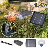 1.5W Solar Powered Air Pump for Pond Oxygenation