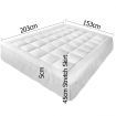 Giselle Queen Mattress Topper Pillowtop 1000GSM Microfibre Filling Protector