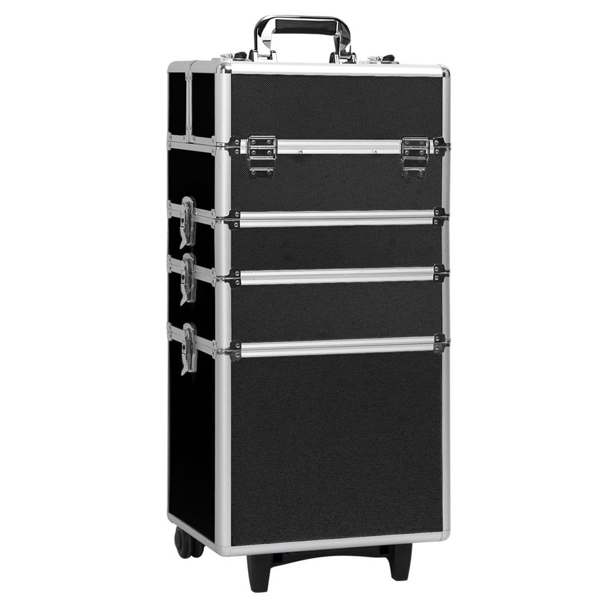 Embellir 7 in 1 Portable Cosmetic Beauty Makeup Trolley - Black