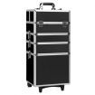 Embellir 7 in 1 Portable Cosmetic Beauty Makeup Trolley - Black