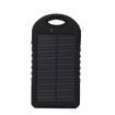 Power Bank 5000mAh Solar Charger Waterproof USB - Black