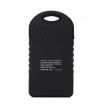 Power Bank 5000mAh Solar Charger Waterproof USB - Black