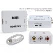 HDMI to RCA CVBS Audio Video Converter - White