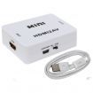 HDMI to RCA CVBS Audio Video Converter - White