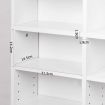 Artiss Bookshelf CD Storage Rack - BERT White