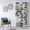 Artiss Bookshelf CD Storage Rack - BERT White