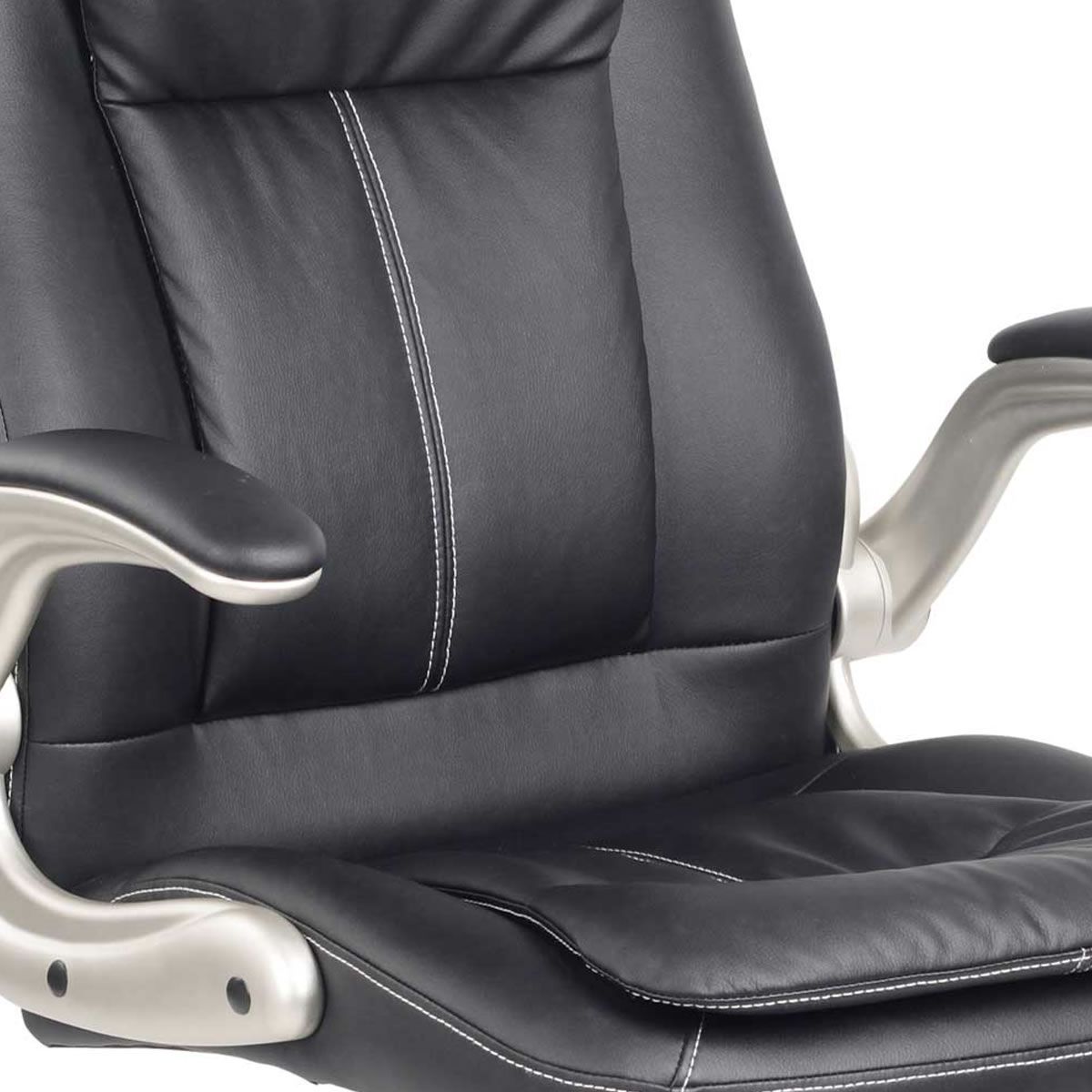 Executive PU Leather Office Computer Chair - Black | Crazy Sales