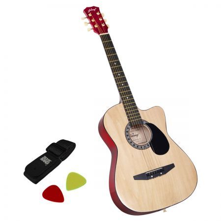 Wooden Acoustic Guitar