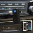 Car Bluetooth Music Audio Receiver with Stereo Output - Black