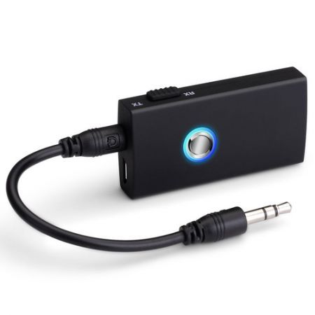 Wireless Bluetooth Stereo Transmitter and Audio Receiver 2-In-1 Adapter