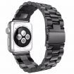 Stainless Steel Strap,Stainless Steel Strap Classic Buckle Watch Bands for Apple Watch iWatch 38mm - Black