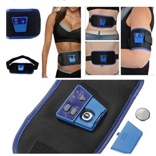 AB Gymnic Electronic Muscle Arm leg Waist Abdominal Massage Slim Belt