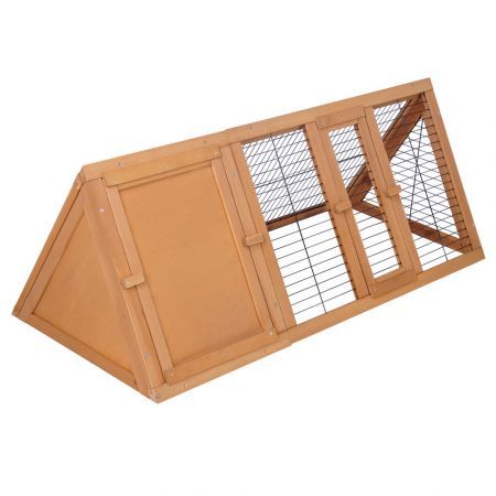 i.Pet Rabbit Hutch 119cm x 51cm x 44cm Chicken Coop Large Run Wooden Cage Outdoor