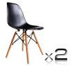 Set of 2 Dining Chair - Black