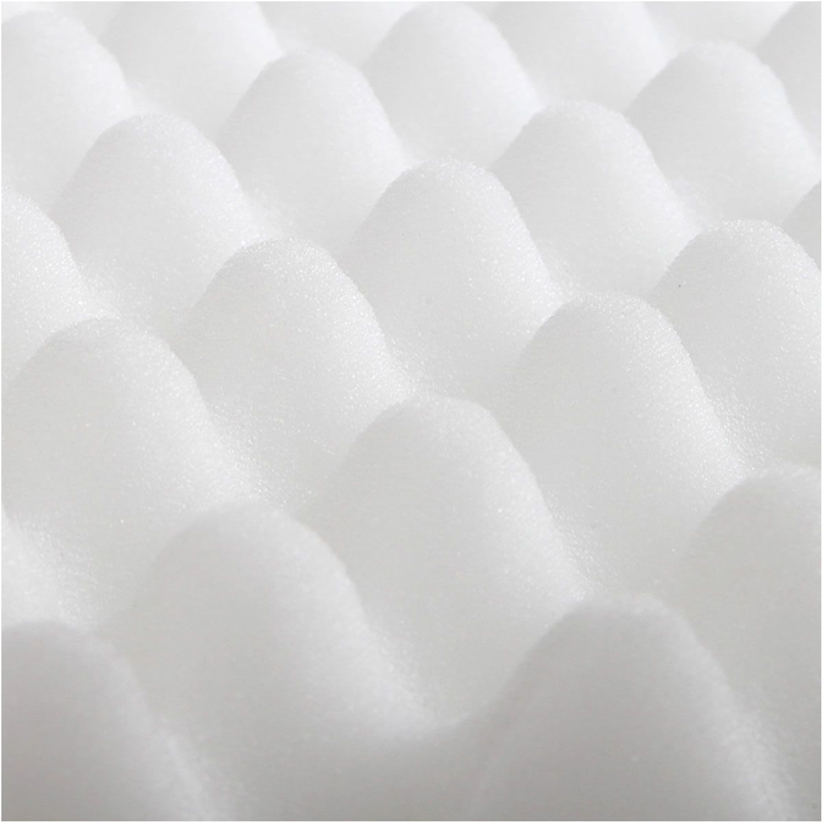 Deluxe Egg Crate Mattress Topper 5 cm Underlay Protector Single Crazy Sales